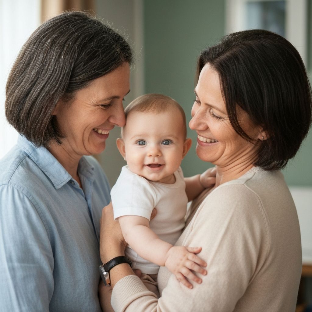 Loving family portrait